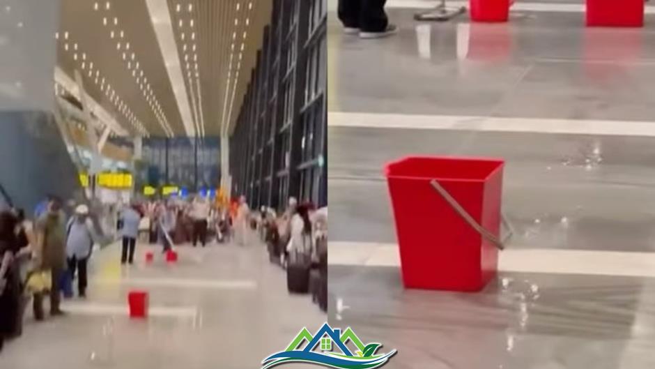 Lý do nhà ga T3 bị dột sau mưa lớn Lý do nhà ga T3 bị dột sau mưa lớn