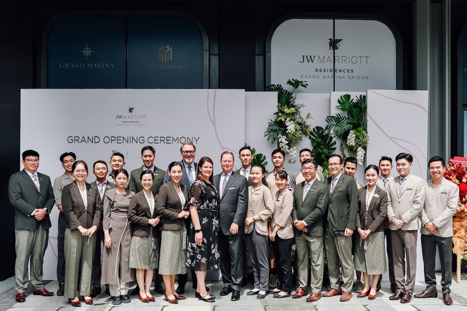 Masterise Homes khai trương tòa căn hộ hàng hiệu JW Marriott residences tại Grand Marina Saigon