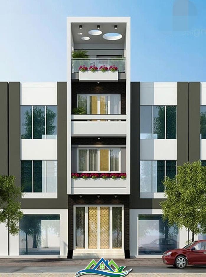 Mẫu nhà phố 4 tầng hiện đại, phổ biến nhất hiện nay
