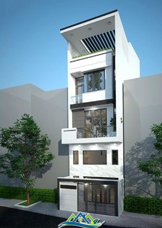 Mẫu nhà phố 4 tầng hiện đại, phổ biến nhất hiện nay