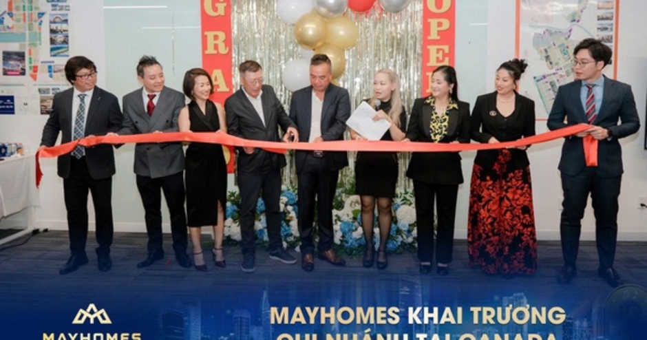 Mayhomes khai trương văn phòng tại Canada: Khẳng định tầm nhìn toàn cầu của BĐS Việt
