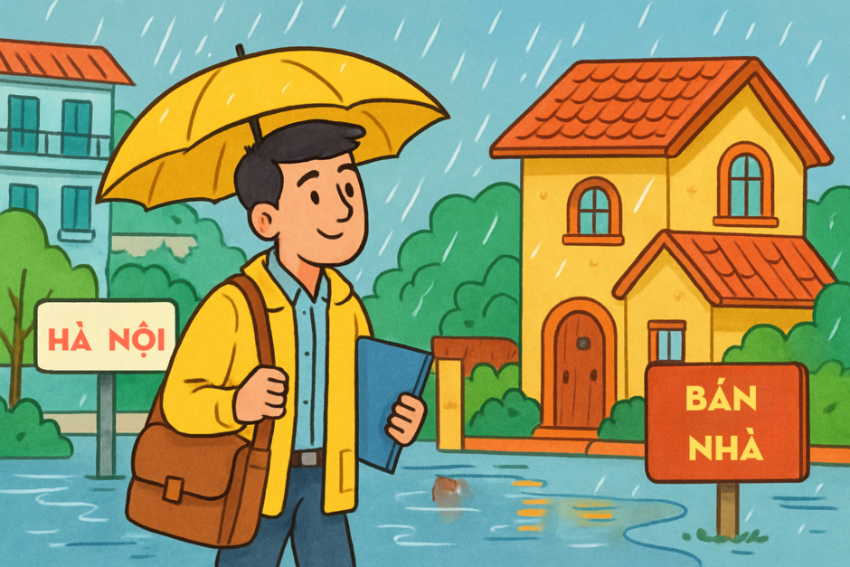 Mưa gió ngập nhiều nơi ở Hà Nội: Đi xem nhà lúc này mới là chuẩn nhất, đừng chỉ đi xem vào ngày đẹp trời Mưa gió ngập nhiều nơi ở Hà Nội: Đi xem nhà lúc này mới là chuẩn nhất, đừng chỉ đi xem vào ngày đẹp trời