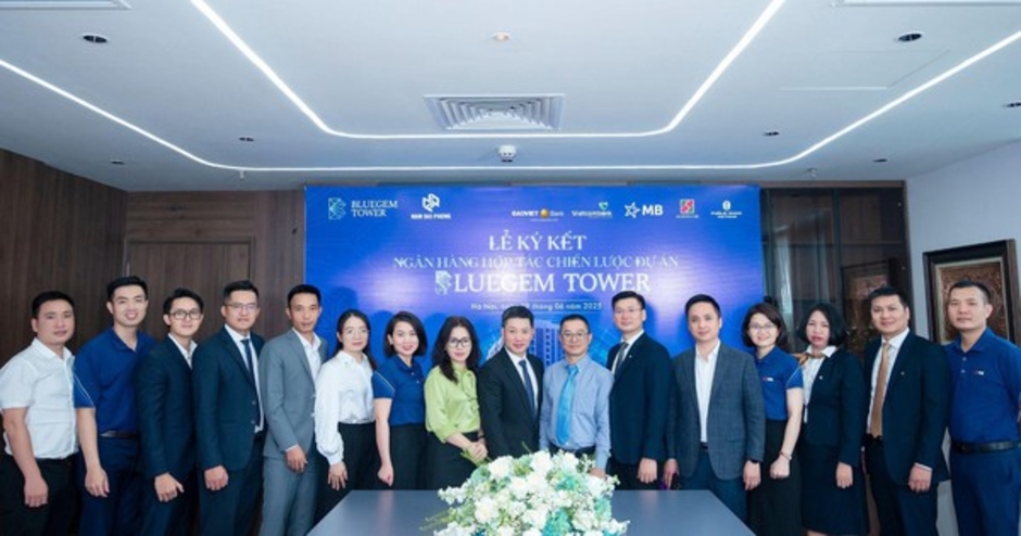 Nam Đại Phong hợp tác cùng 5 ngân hàng lớn hỗ trợ khách hàng mua nhà dự án BlueGem Tower