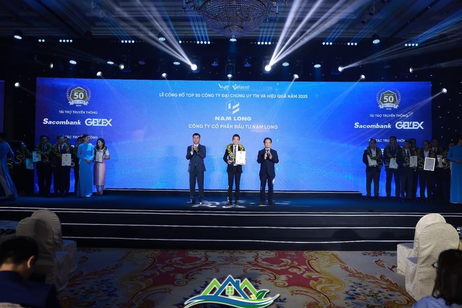 Nam Long Group khẳng định vị thế với loạt giải thưởng uy tín Nam Long Group khẳng định vị thế với loạt giải thưởng uy tín