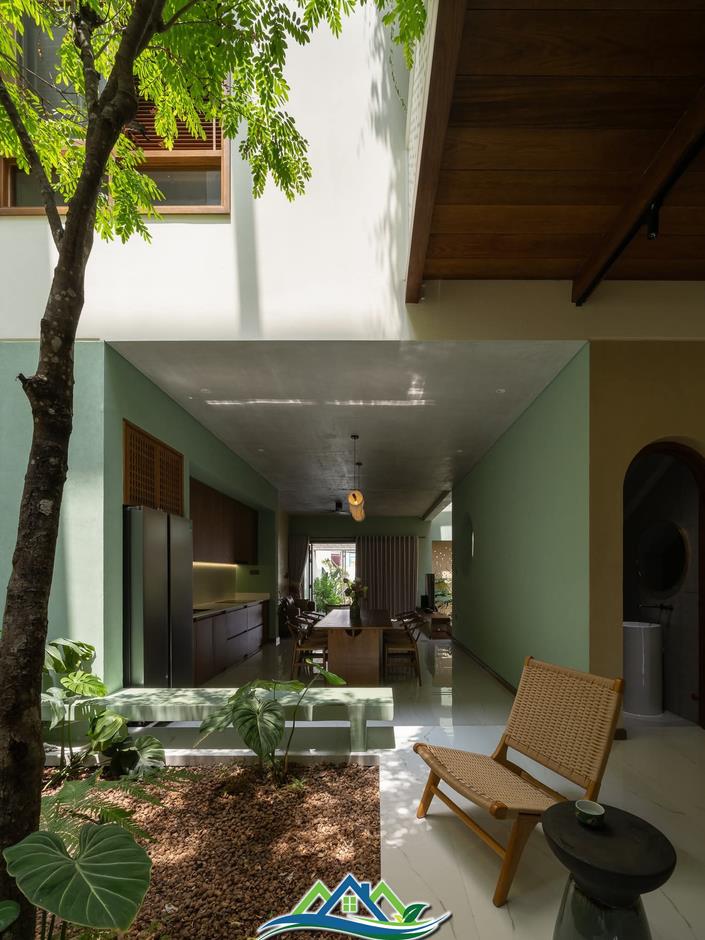 Ngôi nhà hiện đại ở Miền Tây rộng 120m2 mang vẻ đẹp nhà vườn truyền thống Ngôi nhà hiện đại ở Miền Tây rộng 120m2 mang vẻ đẹp nhà vườn truyền thống