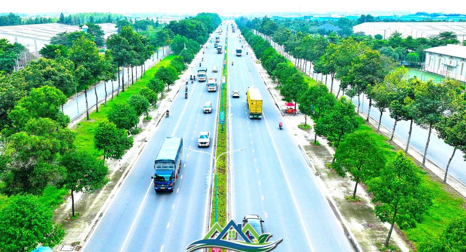 Nhìn từ trên cao 3 đường liên kết nhau được nâng cấp lên 6 làn xe ở Bình Dương Nhìn từ trên cao 3 đường liên kết nhau được nâng cấp lên 6 làn xe ở Bình Dương