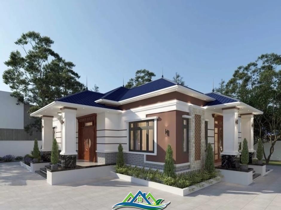 Những mẫu thiết kế nhà 1 tầng mái Nhật phổ biến nhất 2025
