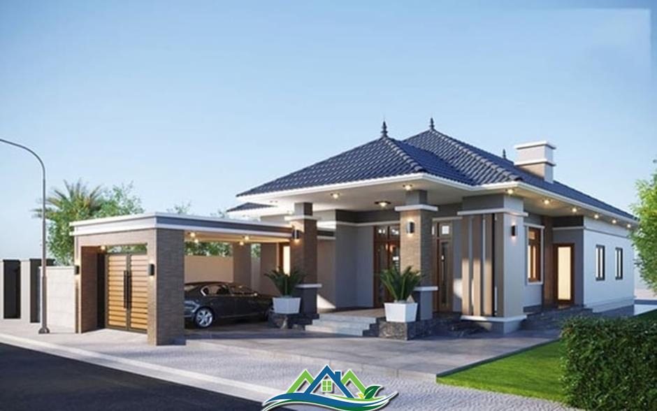 Những mẫu thiết kế nhà 1 tầng mái Nhật phổ biến nhất 2025