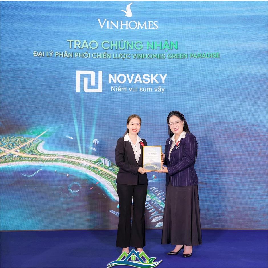Novasky - Chính thức trở thành đại lý phân phối của Vinhomes Green Paradise