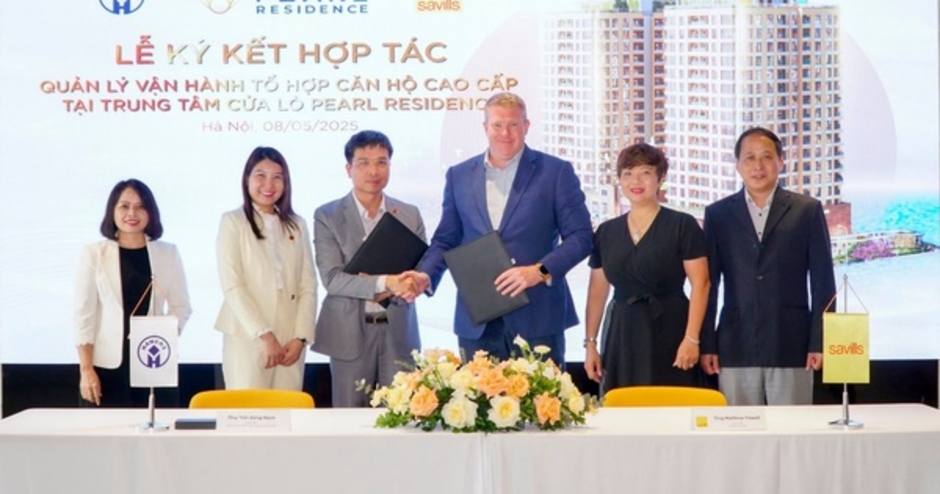 Pearl Residence hợp tác Savills Việt Nam nâng tầm chuẩn sống đô thị biển Cửa Lò