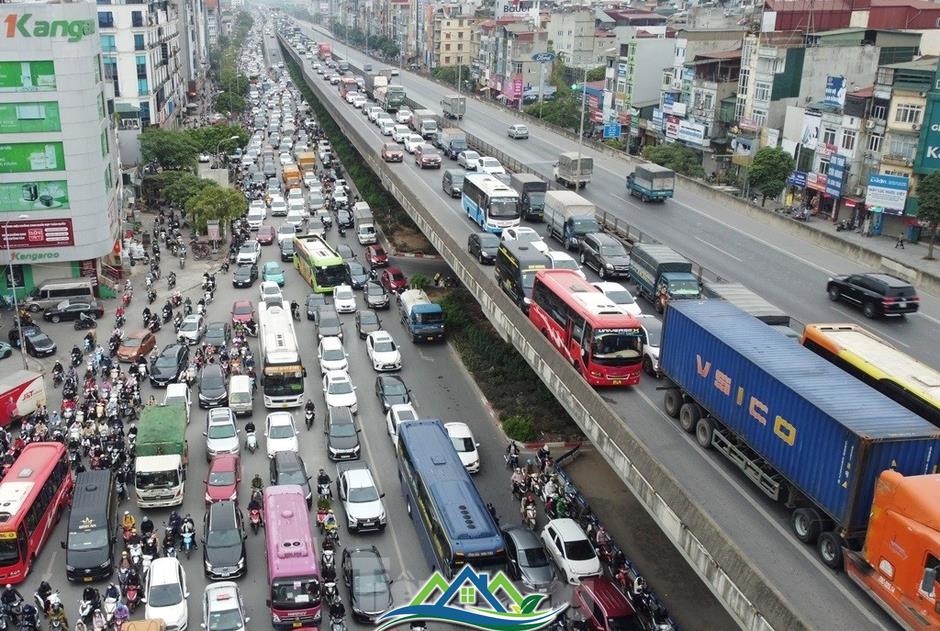 Sửa chữa gấp các gối trụ cầu Vành đai 3 trên cao bị xô lệch