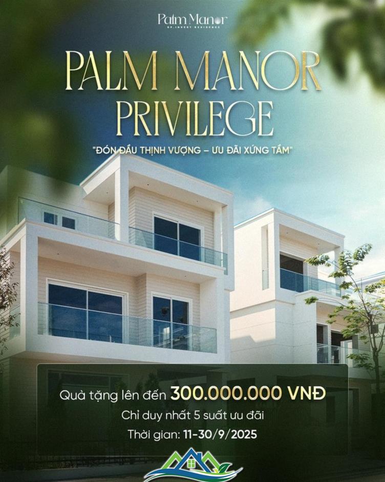 Sức hút bất động sản dồn về Palm Manor sau minh bạch pháp lý Sức hút bất động sản dồn về Palm Manor sau minh bạch pháp lý