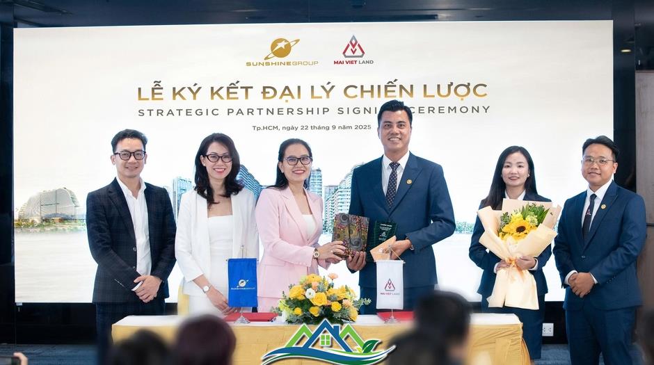 Sunshine Group ký kết hợp tác đại lý phân phối chiến lược cho các dự án tại miền Nam