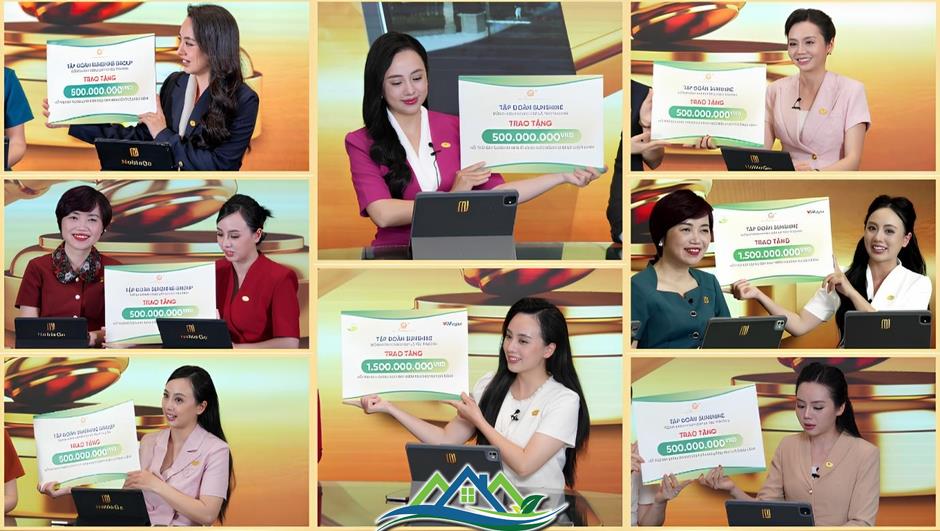 Sunshine Group trao tặng 8 tỷ đồng thiện nguyện sau 16 phiên livestream NobleGo Sunshine Group trao tặng 8 tỷ đồng thiện nguyện sau 16 phiên livestream NobleGo