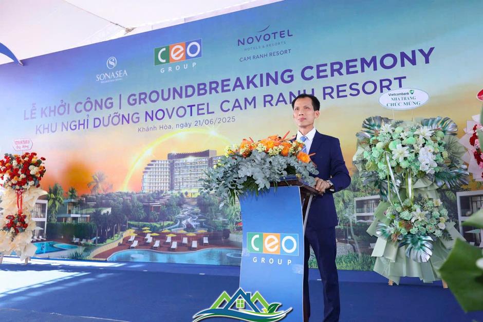 Tập đoàn CEO tiến vào Khánh Hòa, khởi công dự án Novotel Cam Ranh Resort gần 8ha Tập đoàn CEO tiến vào Khánh Hòa, khởi công dự án Novotel Cam Ranh Resort gần 8ha
