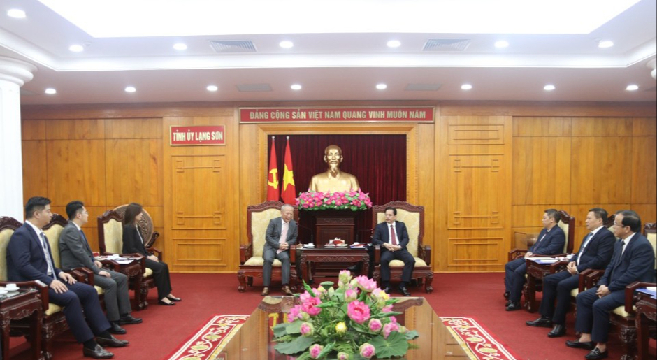 Tập đoàn xây dựng hàng đầu ở Trung Quốc của ông Nghiêm Giới Hòa muốn đặt trụ sở, hợp tác đầu tư loạt dự án “khủng” tại tỉnh Lạng Sơn Tập đoàn xây dựng hàng đầu ở Trung Quốc của ông Nghiêm Giới Hòa muốn đặt trụ sở, hợp tác đầu tư loạt dự án “khủng” tại tỉnh Lạng Sơn