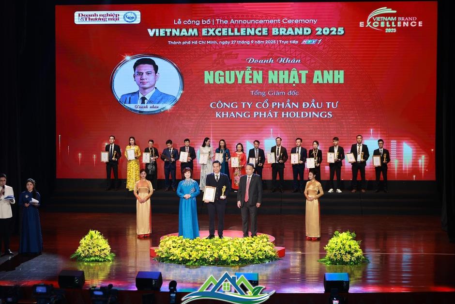 TGĐ Khang Phát Holdings được vinh danh 