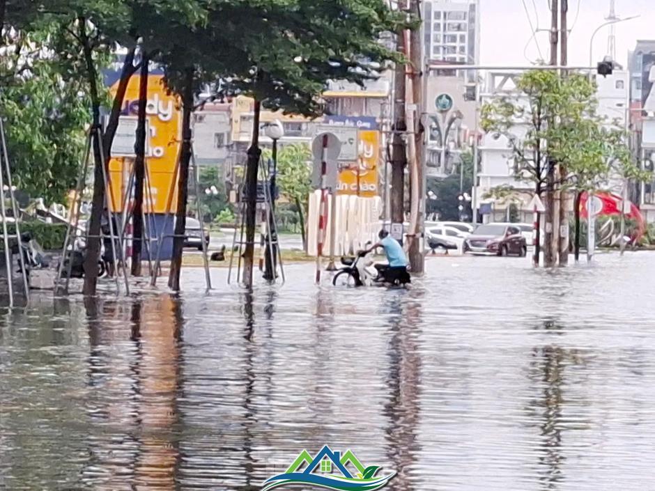 Thành phố Bắc Giang chìm trong 'biển nước' Thành phố Bắc Giang chìm trong 'biển nước'