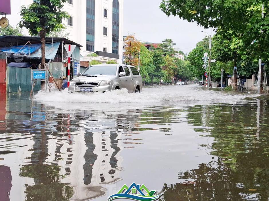 Thành phố Bắc Giang chìm trong 'biển nước' Thành phố Bắc Giang chìm trong 'biển nước'