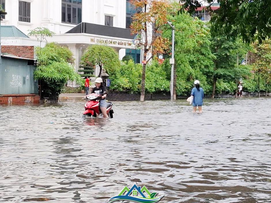 Thành phố Bắc Giang chìm trong 'biển nước' Thành phố Bắc Giang chìm trong 'biển nước'