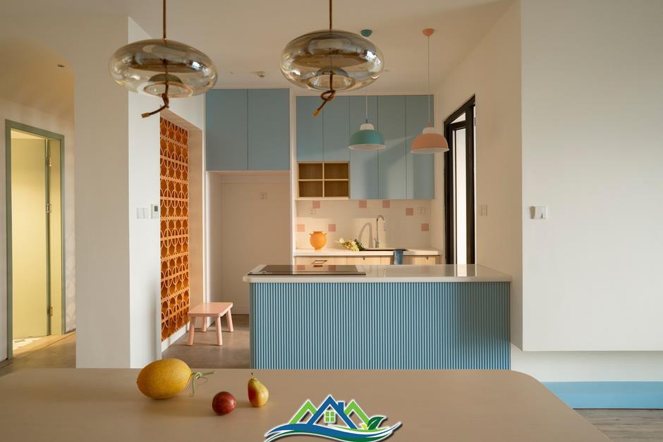 Thiết kế căn hộ 144m2 với gam màu tươi sáng khởi tạo năng lượng tích cực cho gia chủ Thiết kế căn hộ 144m2 với gam màu tươi sáng khởi tạo năng lượng tích cực cho gia chủ