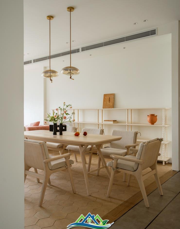 Thiết kế căn hộ 144m2 với gam màu tươi sáng khởi tạo năng lượng tích cực cho gia chủ Thiết kế căn hộ 144m2 với gam màu tươi sáng khởi tạo năng lượng tích cực cho gia chủ