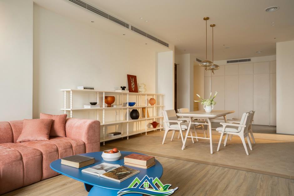 Thiết kế căn hộ 144m2 với gam màu tươi sáng khởi tạo năng lượng tích cực cho gia chủ Thiết kế căn hộ 144m2 với gam màu tươi sáng khởi tạo năng lượng tích cực cho gia chủ
