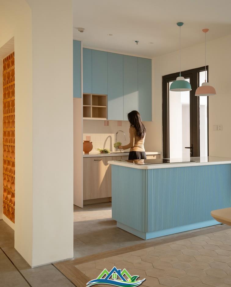 Thiết kế căn hộ 144m2 với gam màu tươi sáng khởi tạo năng lượng tích cực cho gia chủ Thiết kế căn hộ 144m2 với gam màu tươi sáng khởi tạo năng lượng tích cực cho gia chủ