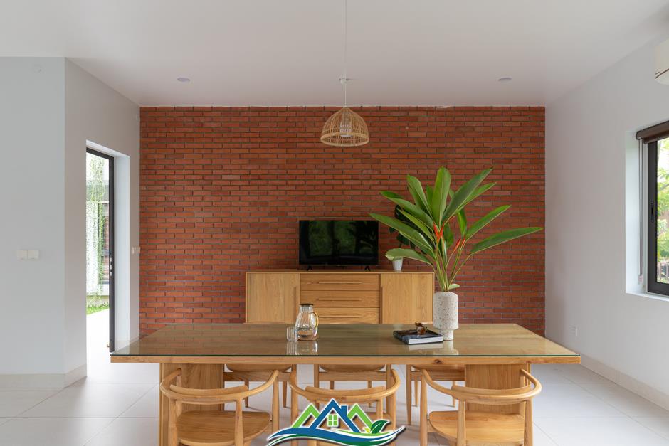 Thiết kế nhà cấp 4 hiện đại vẫn giữ được vườn và ao phía trước Thiết kế nhà cấp 4 hiện đại vẫn giữ được vườn và ao phía trước