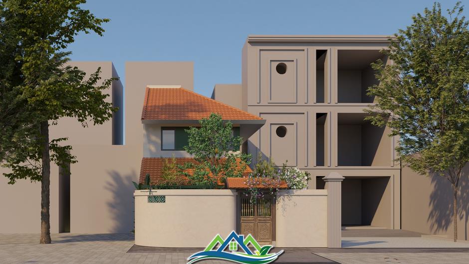 Thiết kế nhà đậm chất chất truyền thống cho diện tích đất 100m2 Thiết kế nhà đậm chất chất truyền thống cho diện tích đất 100m2