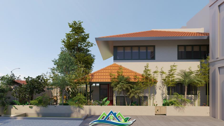 Thiết kế nhà đậm chất chất truyền thống cho diện tích đất 100m2