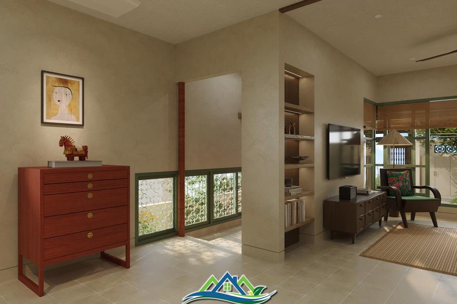 Thiết kế nhà đậm chất chất truyền thống cho diện tích đất 100m2 Thiết kế nhà đậm chất chất truyền thống cho diện tích đất 100m2