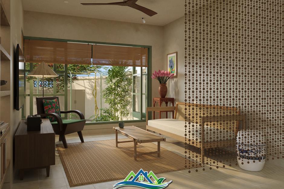 Thiết kế nhà đậm chất chất truyền thống cho diện tích đất 100m2