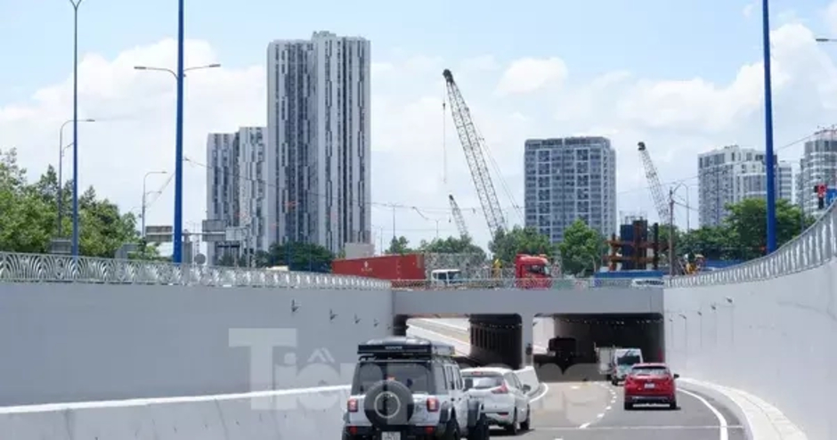 Thông xe hầm chui ở nút giao thông lớn nhất TPHCM