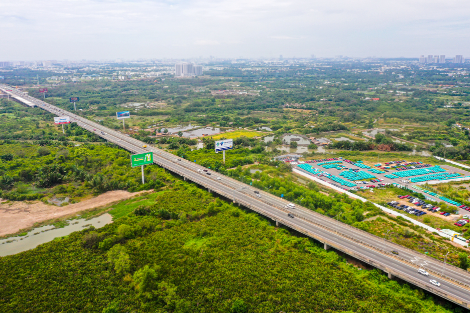 Toàn cảnh khu đất 3 mặt giáp sông, nằm trong đồ án 800 nghìn tỷ, đang được mời gọi đầu tư làm khu dân cư cao cấp và bến du thuyền ở TP Thủ Đức