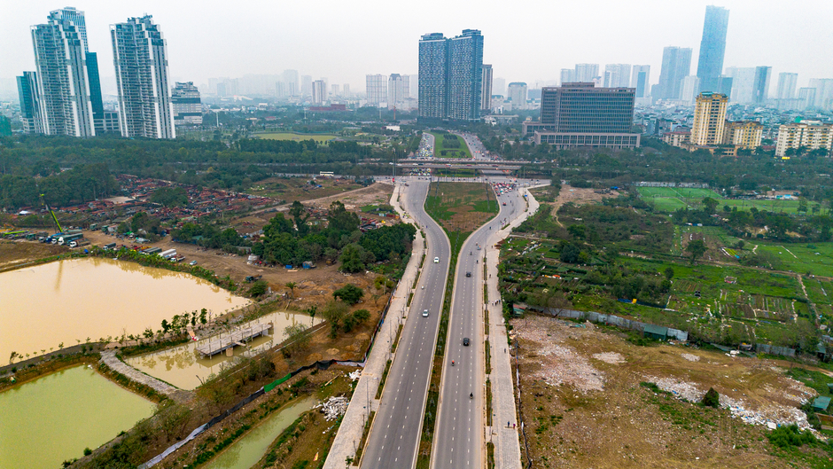 Toàn cảnh khu đất lớn còn sót lại sẽ được Vinhomes xây dựng đô thị, nằm gần biệt thự có giá đến một tỷ đồng/m2