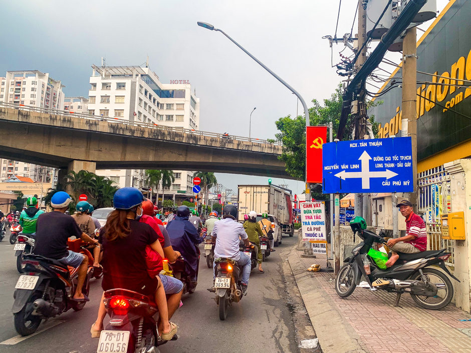 Toàn cảnh khu vực được Masterise đề xuất xây cầu 2 tầng đầu tiên ở TP.HCM, nối khu nhà giàu Phú Mỹ Hưng với sân bay Long Thành Toàn cảnh khu vực được Masterise đề xuất xây cầu 2 tầng đầu tiên ở TP.HCM, nối khu nhà giàu Phú Mỹ Hưng với sân bay Long Thành