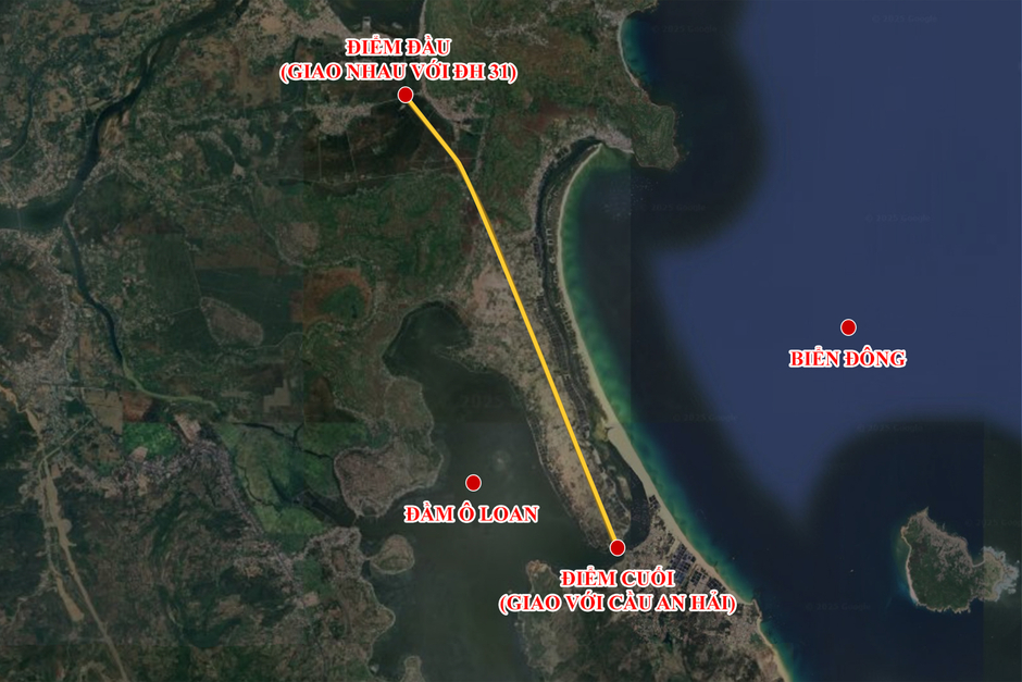 Toàn cảnh tuyến đường đang xây dựng qua “thiên đường hải sản”, đang được mời gọi đầu tư 2 dự án 5.700 tỷ đồng Toàn cảnh tuyến đường đang xây dựng qua “thiên đường hải sản”, đang được mời gọi đầu tư 2 dự án 5.700 tỷ đồng