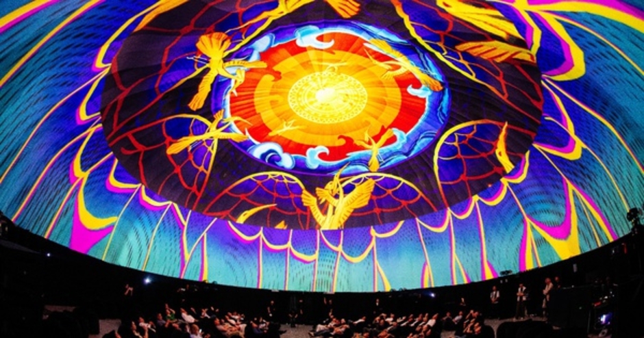 Trải nghiệm văn hoá nghệ thuật 3D Dome Mapping được ứng dụng trong bất động sản
