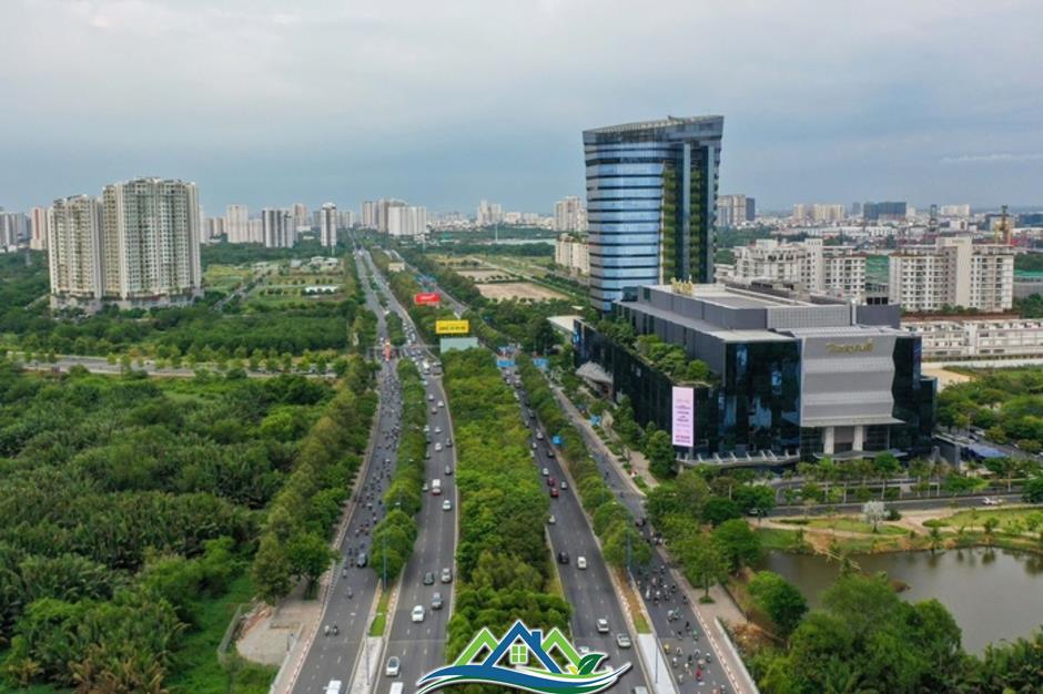 Trục giao thông chính Khu đô thị mới Thủ Thiêm Trục giao thông chính Khu đô thị mới Thủ Thiêm