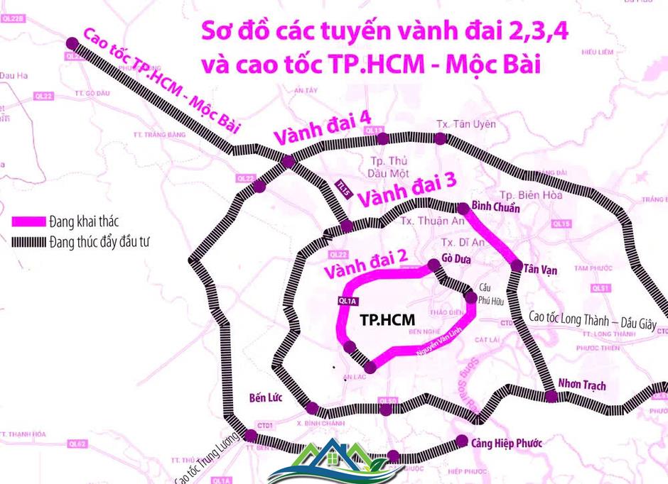 Vành đai 4 Tp.HCM đoạn qua Đồng Nai và Bình Dương có chuyển động mới Vành đai 4 Tp.HCM đoạn qua Đồng Nai và Bình Dương có chuyển động mới